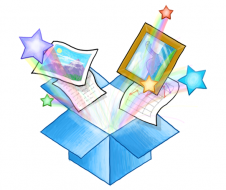dibujo dropbox